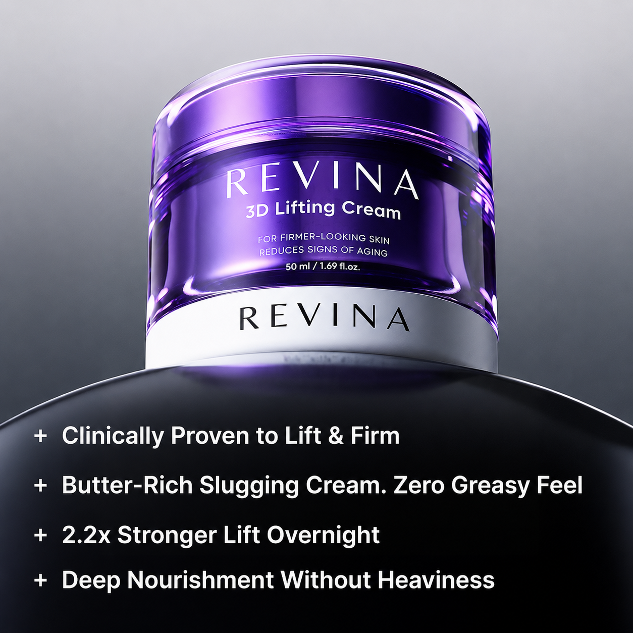 REVINA 3D Lifting Cream | Korean Peptide Face & Neck Moisturizer